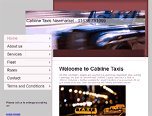 Tablet Screenshot of cabline-taxis.co.uk